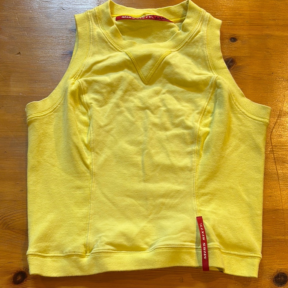 Miss Sixty Yellow Tank Top